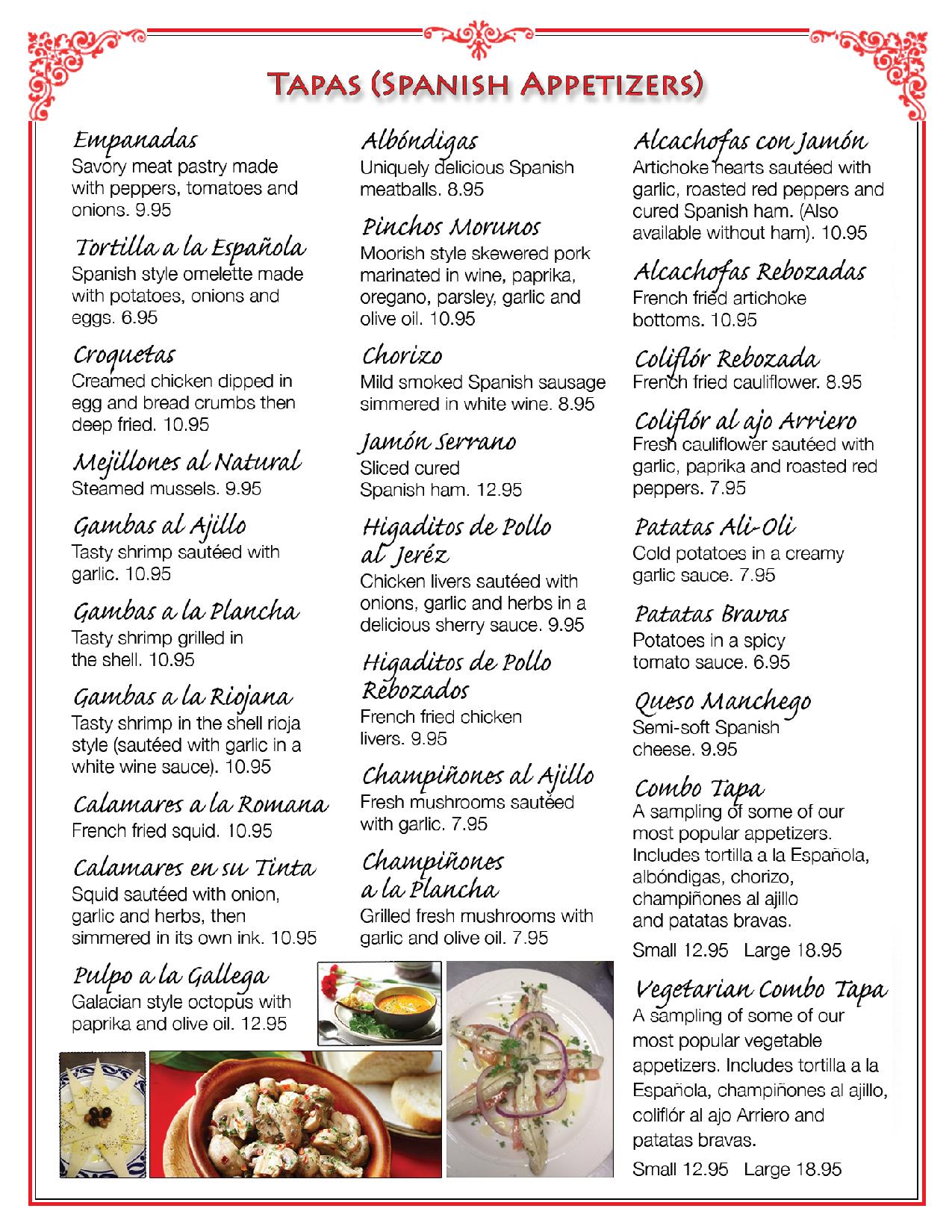 Don Quijote Full Menu