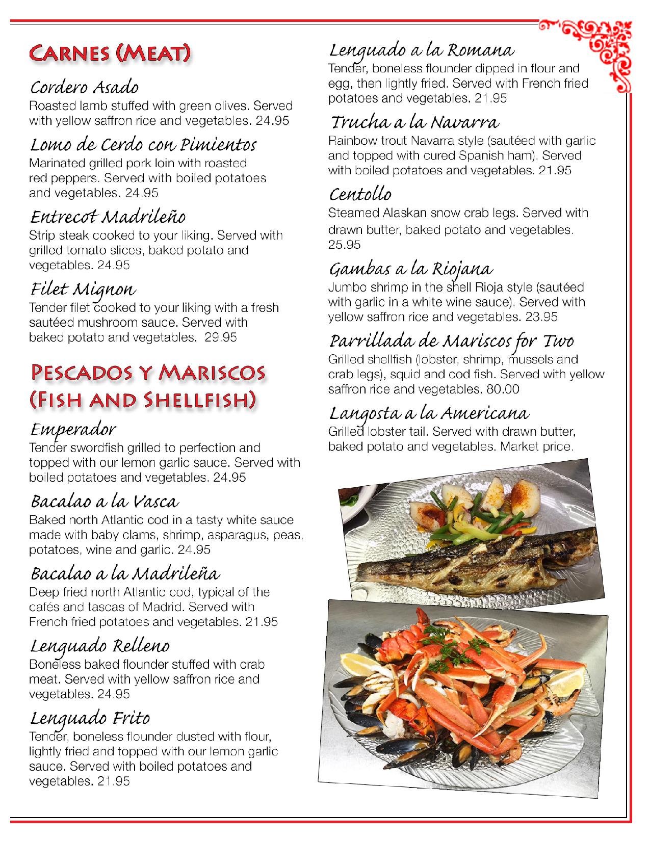 Don Quijote Full Menu